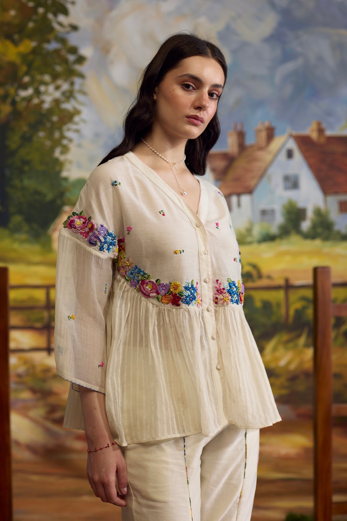 Lumina Gathered Top