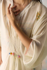 Cloud Embroidered Kaftan