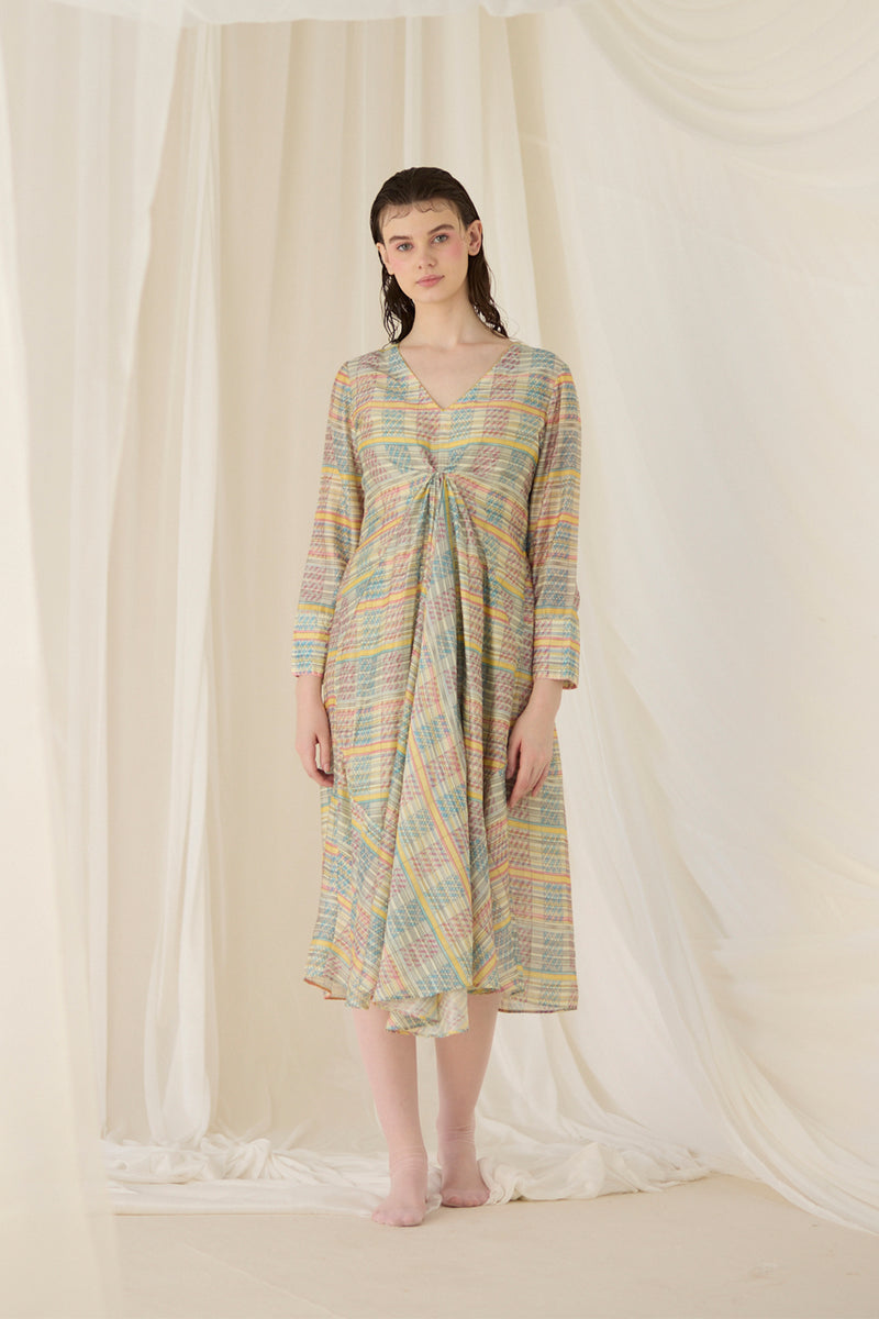 Ash Printed Kaftan