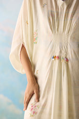 Cloud Embroidered Kaftan