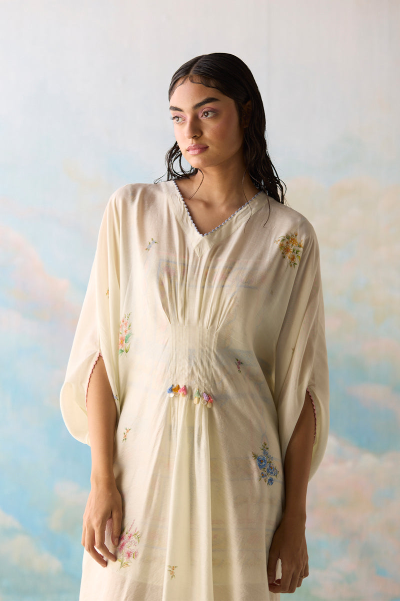 Cloud Embroidered Kaftan