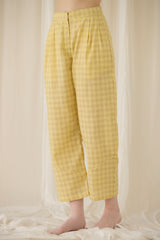 Citrine Checkered Pant