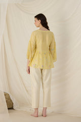 Citrine Gathered Top