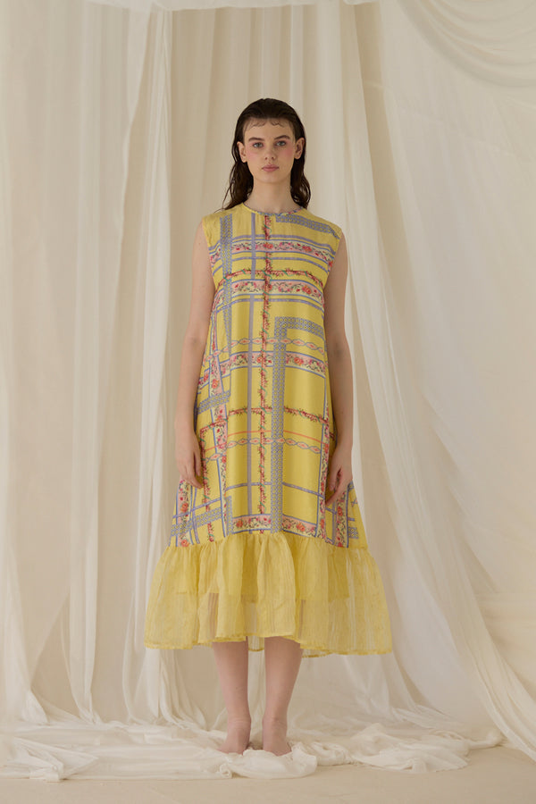 Citrine Gathered Dress