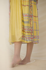 Citrine Gathered Dress