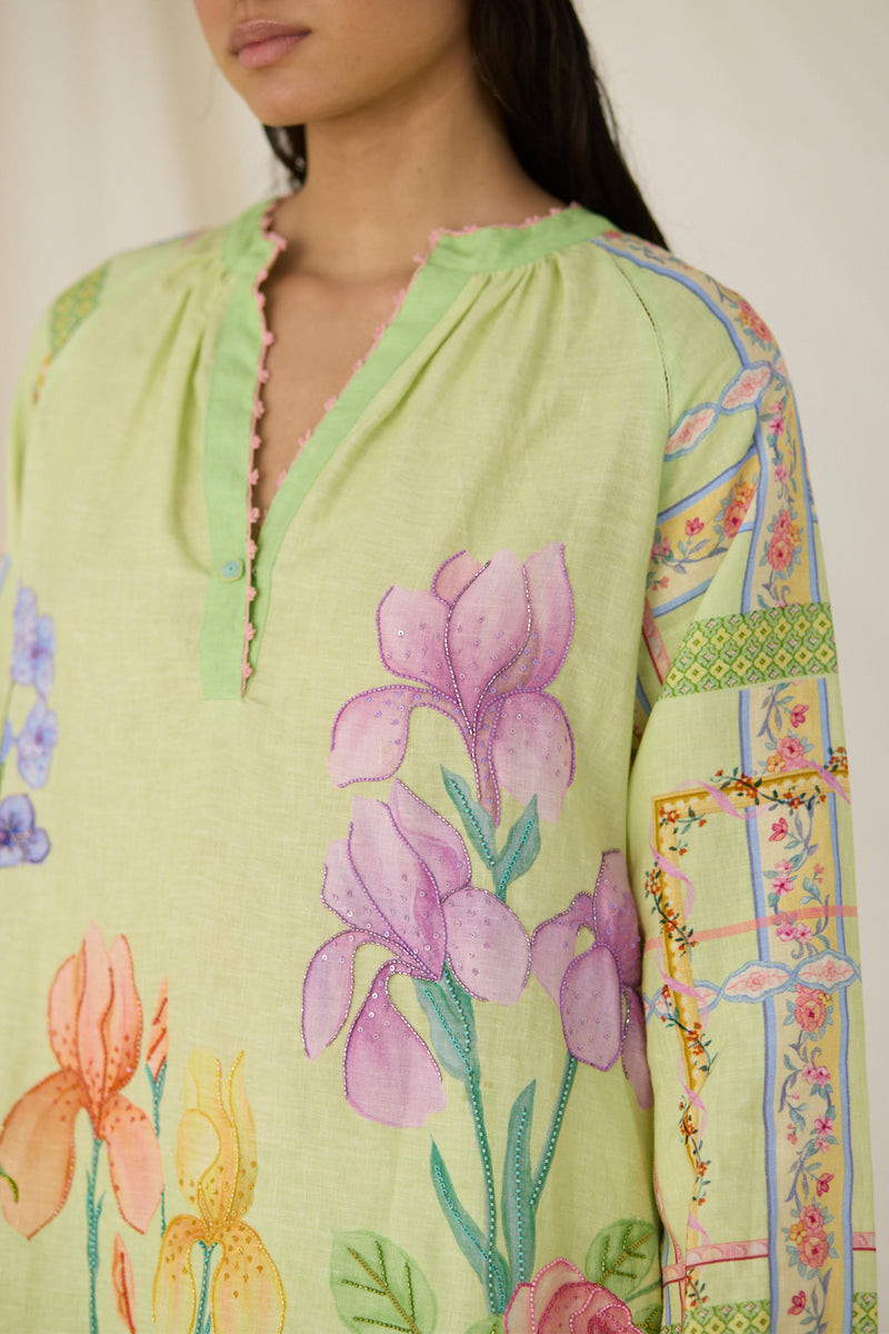 Fern Floral Tunic