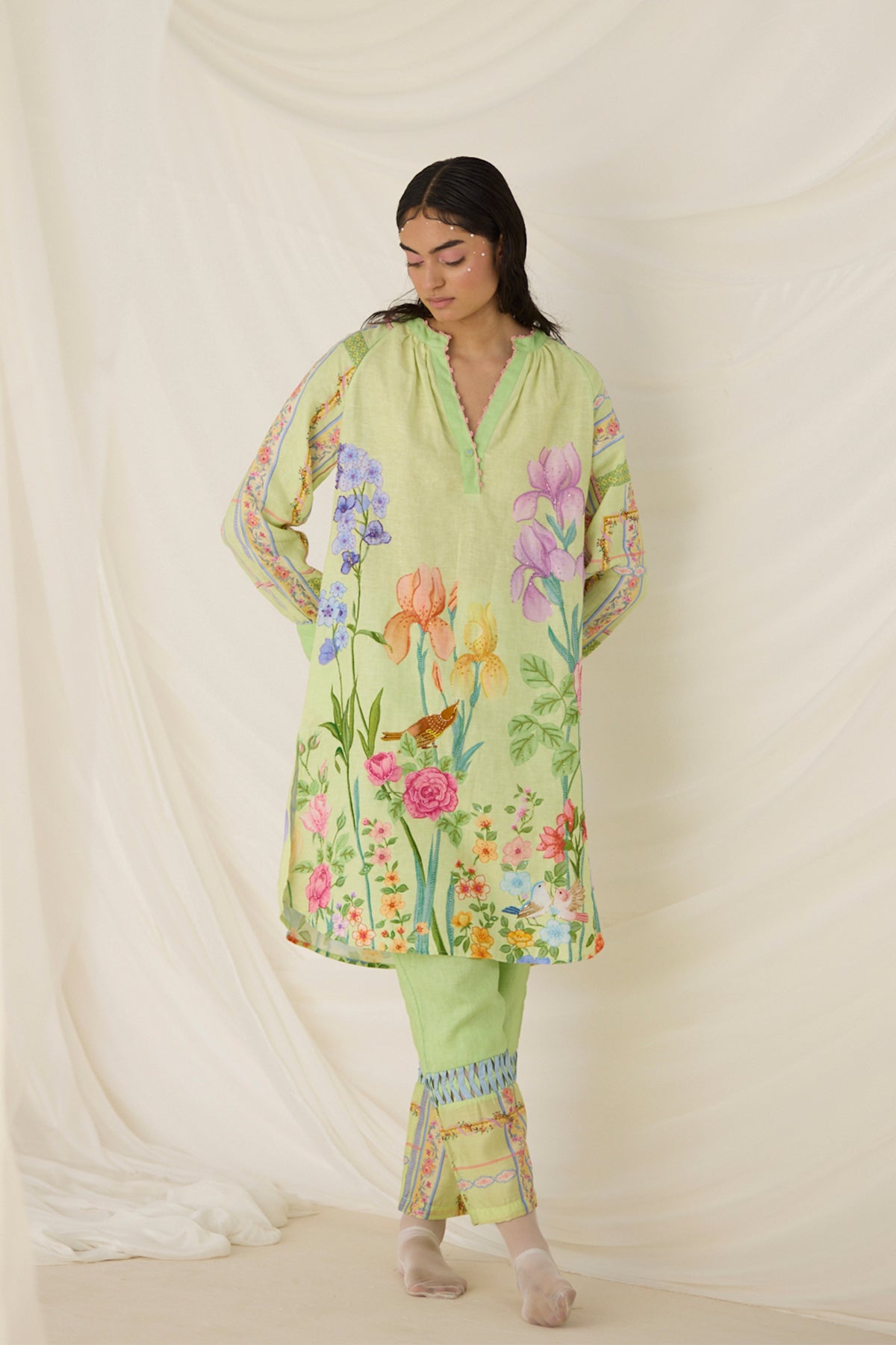Fern Floral Tunic
