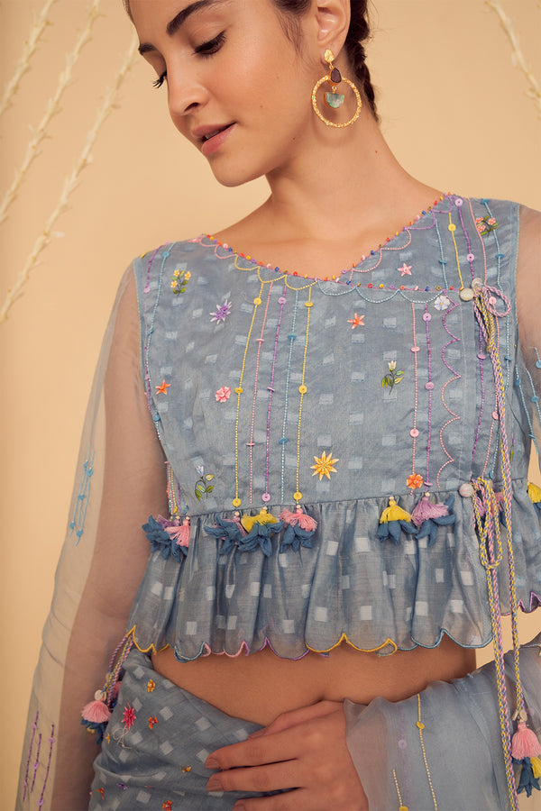 Baadal Embroidered Blouse