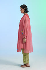 Chuski Embroidered Yoke Kurta