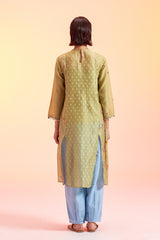 Panna Embroidered Kurta