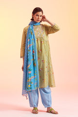 Panna Embroidered Kurta Set