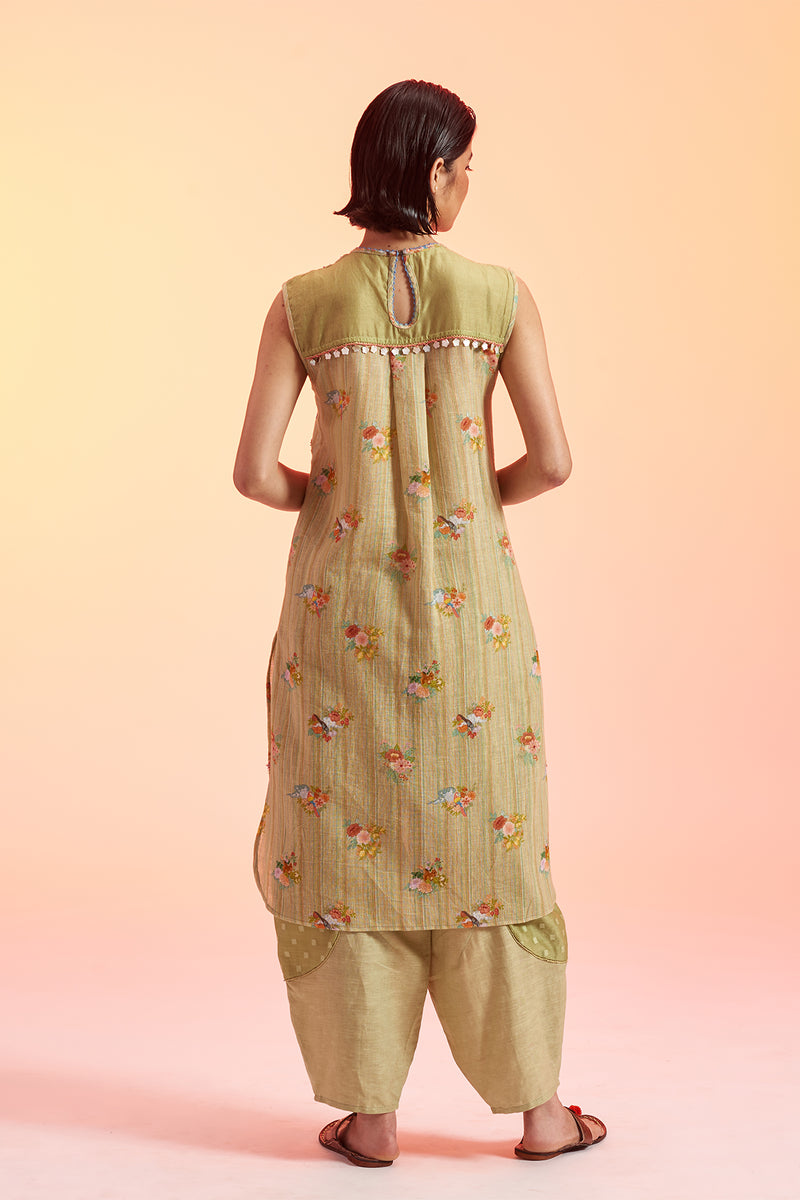 Panna Pintuck Kurta