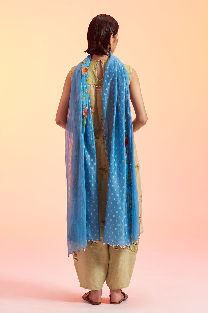 Panna Pintuck Kurta Set