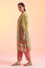 Panna Pintuck Yoke Kurta