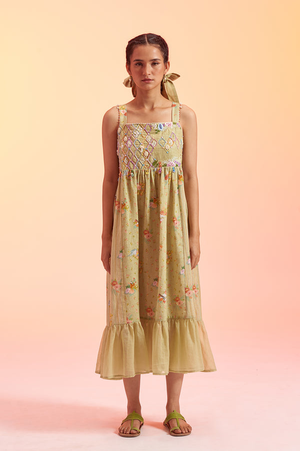 Panna Tiered Slip Dress