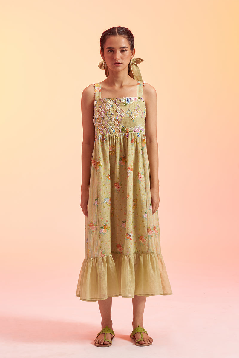 Panna Tiered Slip Dress