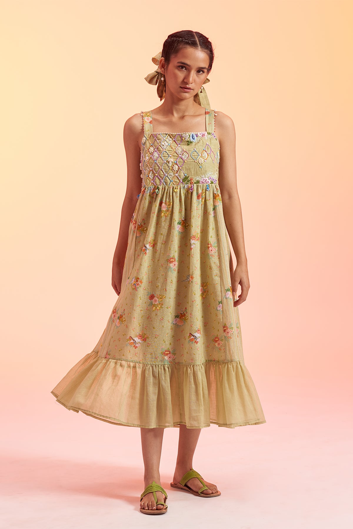 Panna Tiered Slip Dress