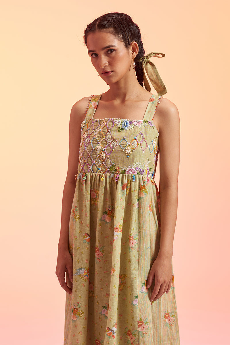 Panna Tiered Slip Dress