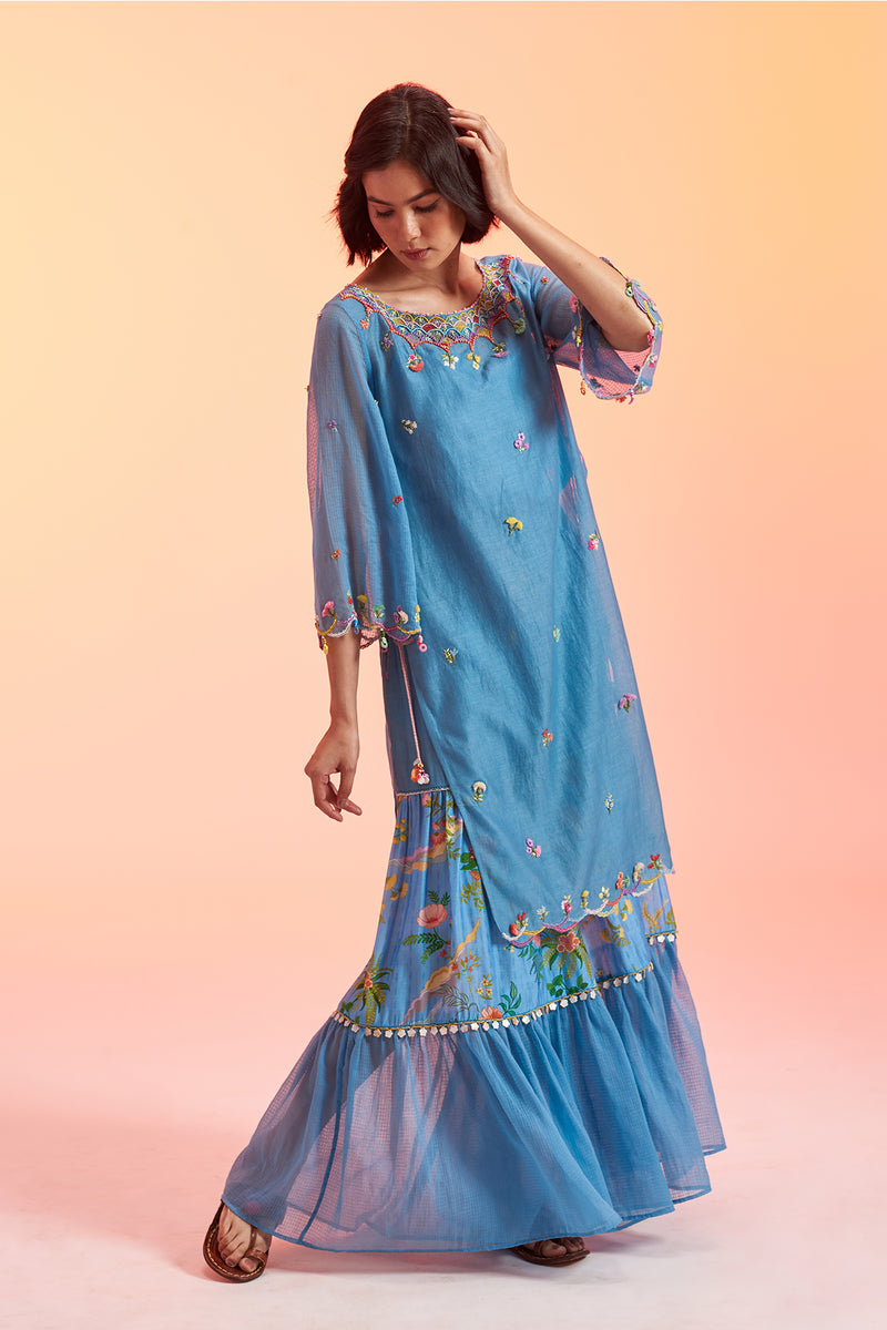 Patang Embroidered Kurta