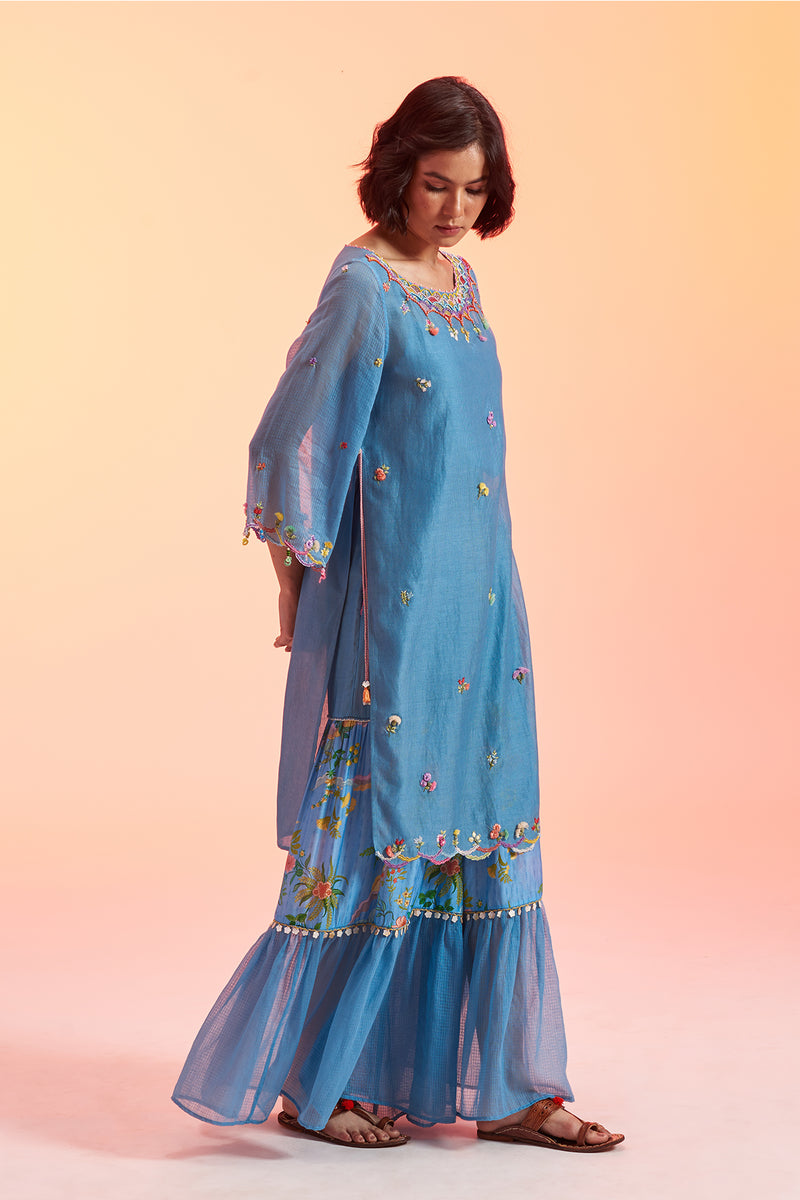 Patang Embroidered Kurta