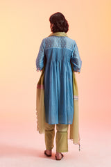 Patang Pintuck Kurta Set