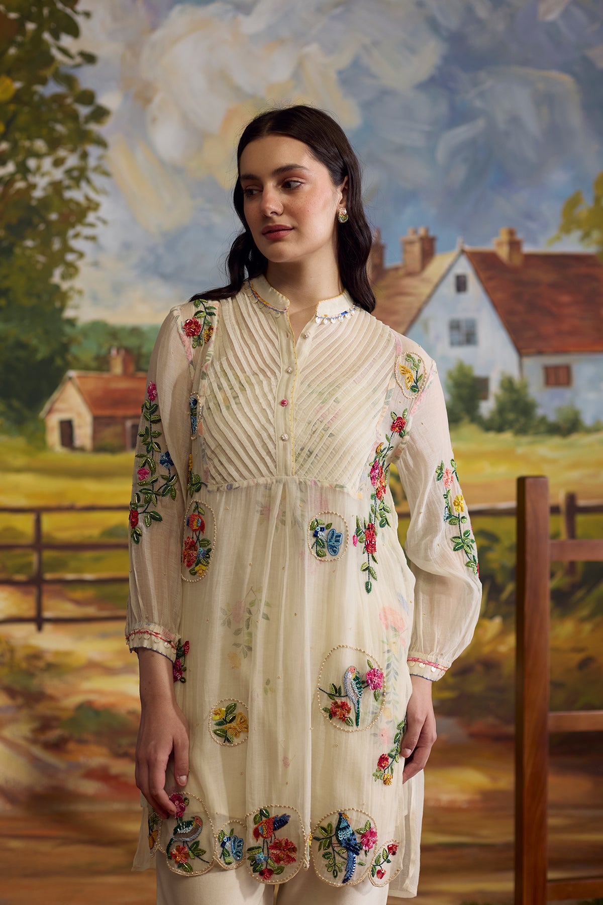 Lumina Embroidered Kurta