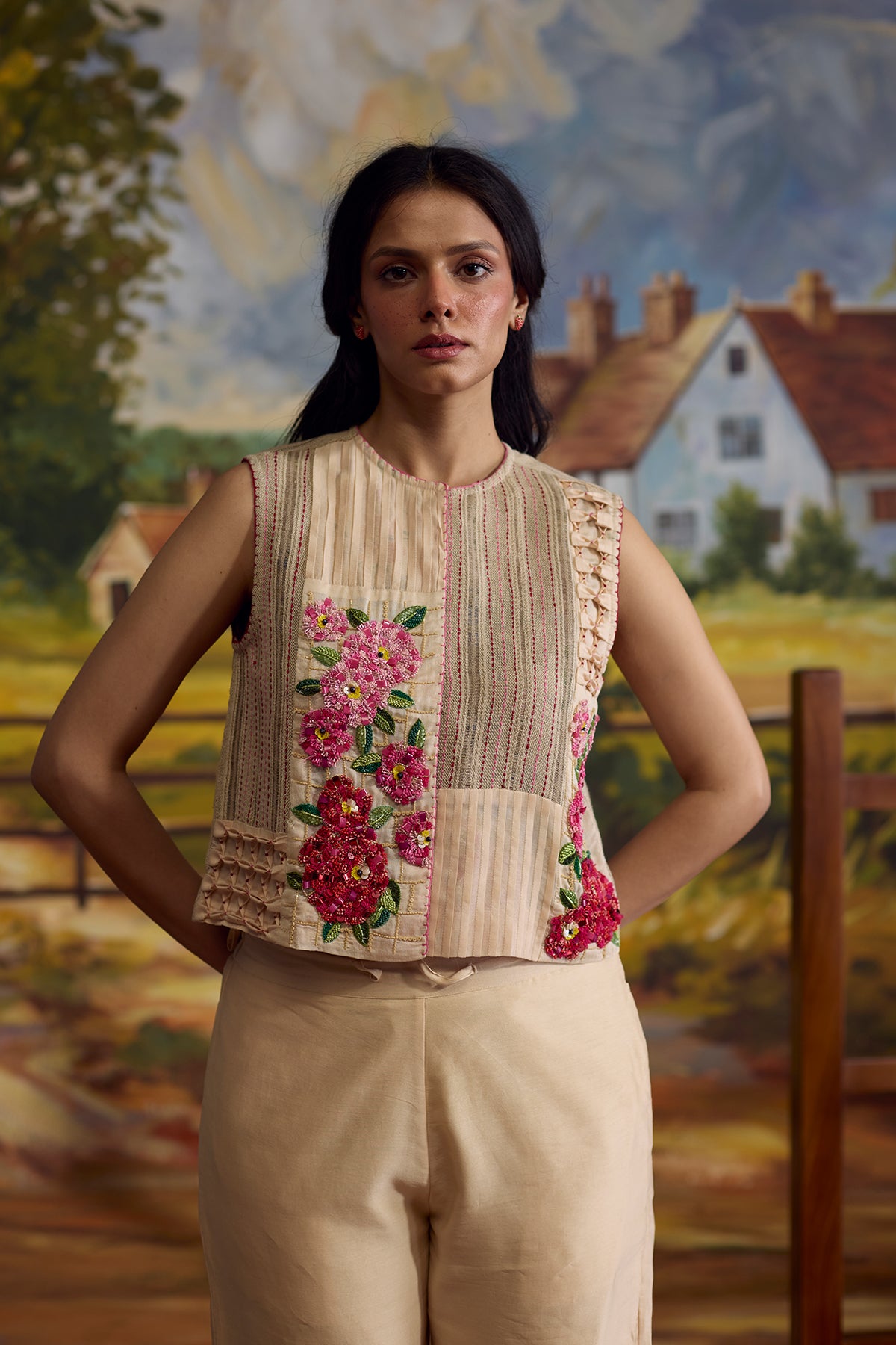 Sorbet Floral Waist Coat