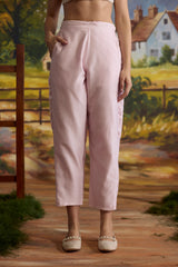 Lavender Smocked Pants