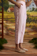 Lavender Smocked Pants