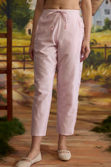 Lavender Smocked Pants