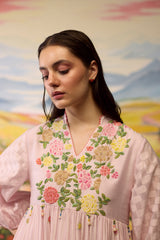 Lavender Floral Dress