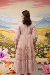 Lavender Floral Dress