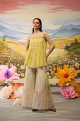  Sunray Smocked Top