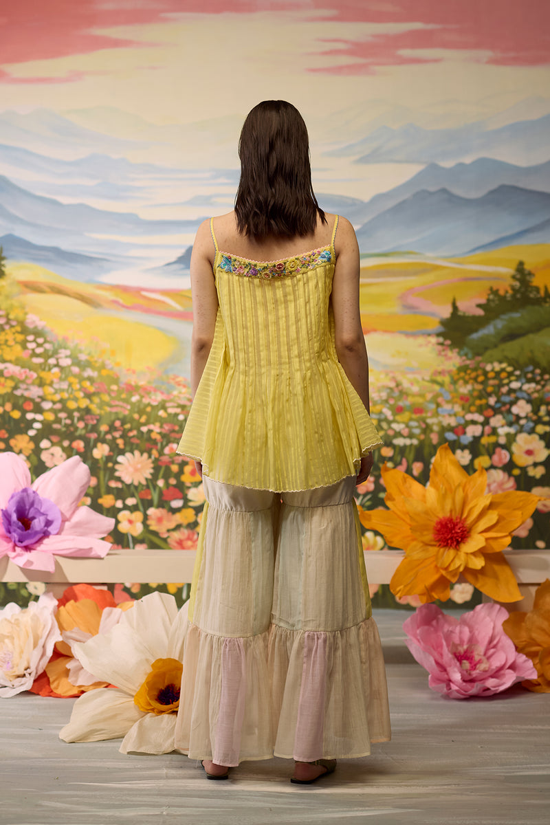  Sunray Smocked Top