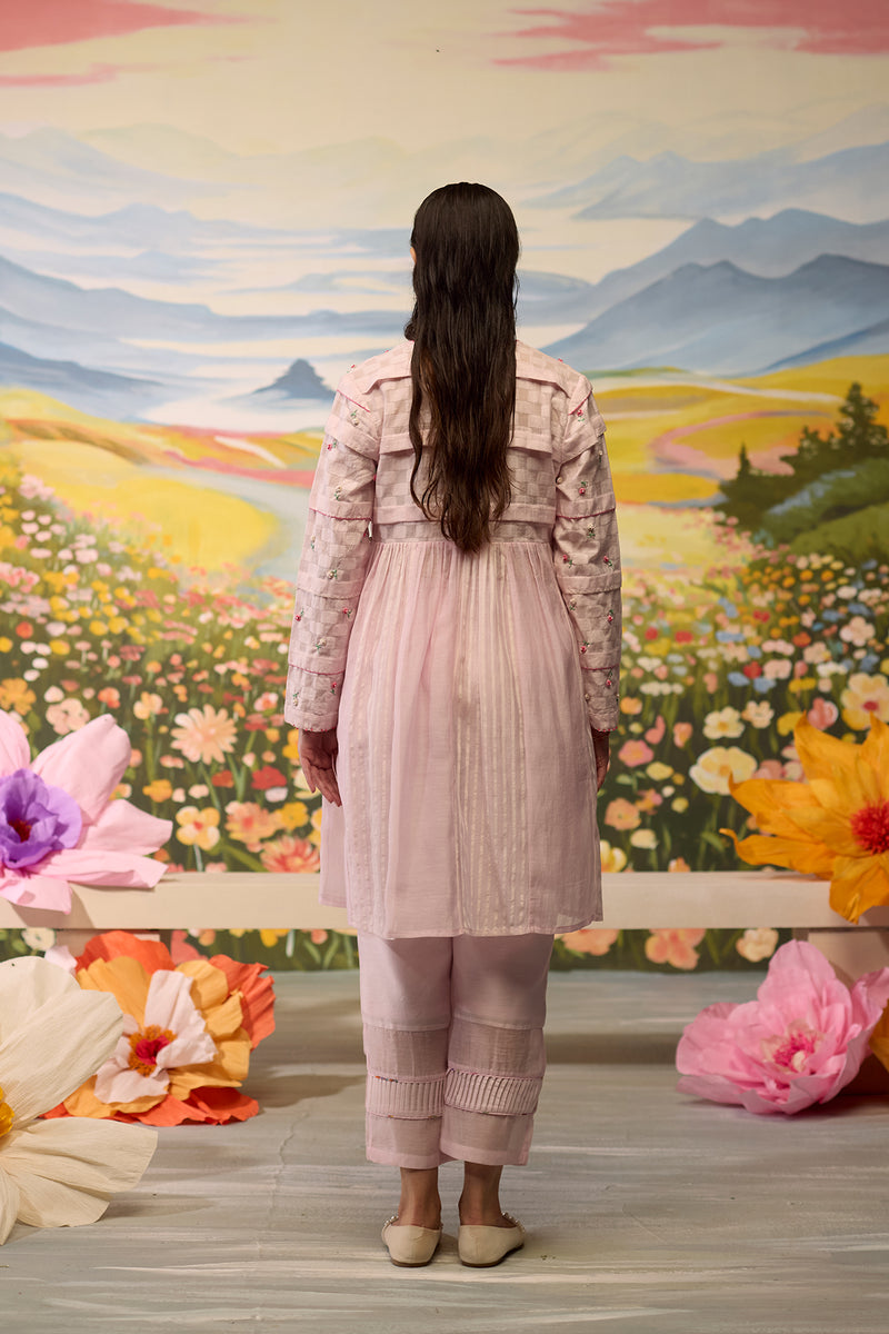 Lavender Gathered Kurta