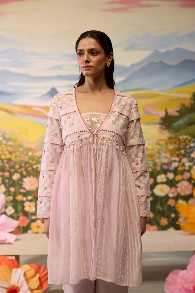 Lavender Gathered Kurta