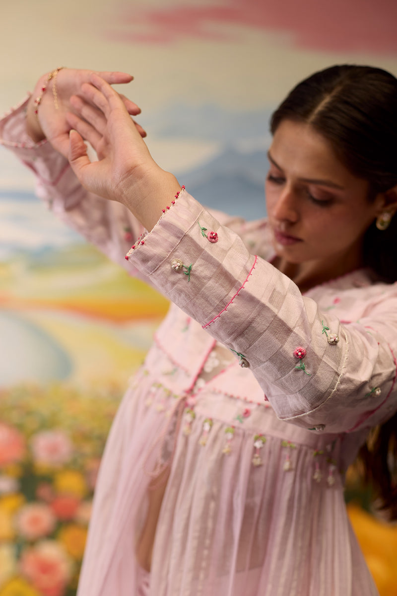 Lavender Gathered Kurta