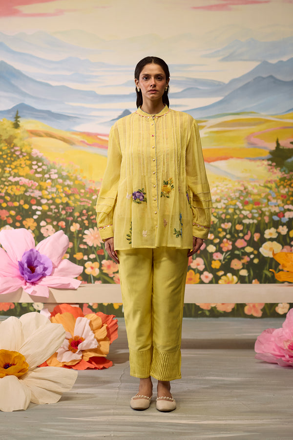 Sunray Floral beaded Shirt
