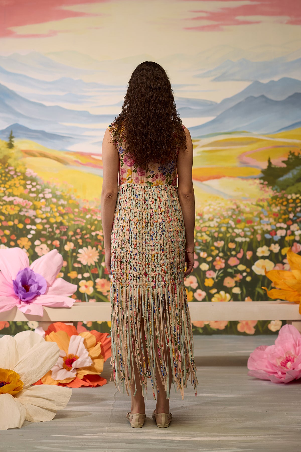 Sorbet smocked dress