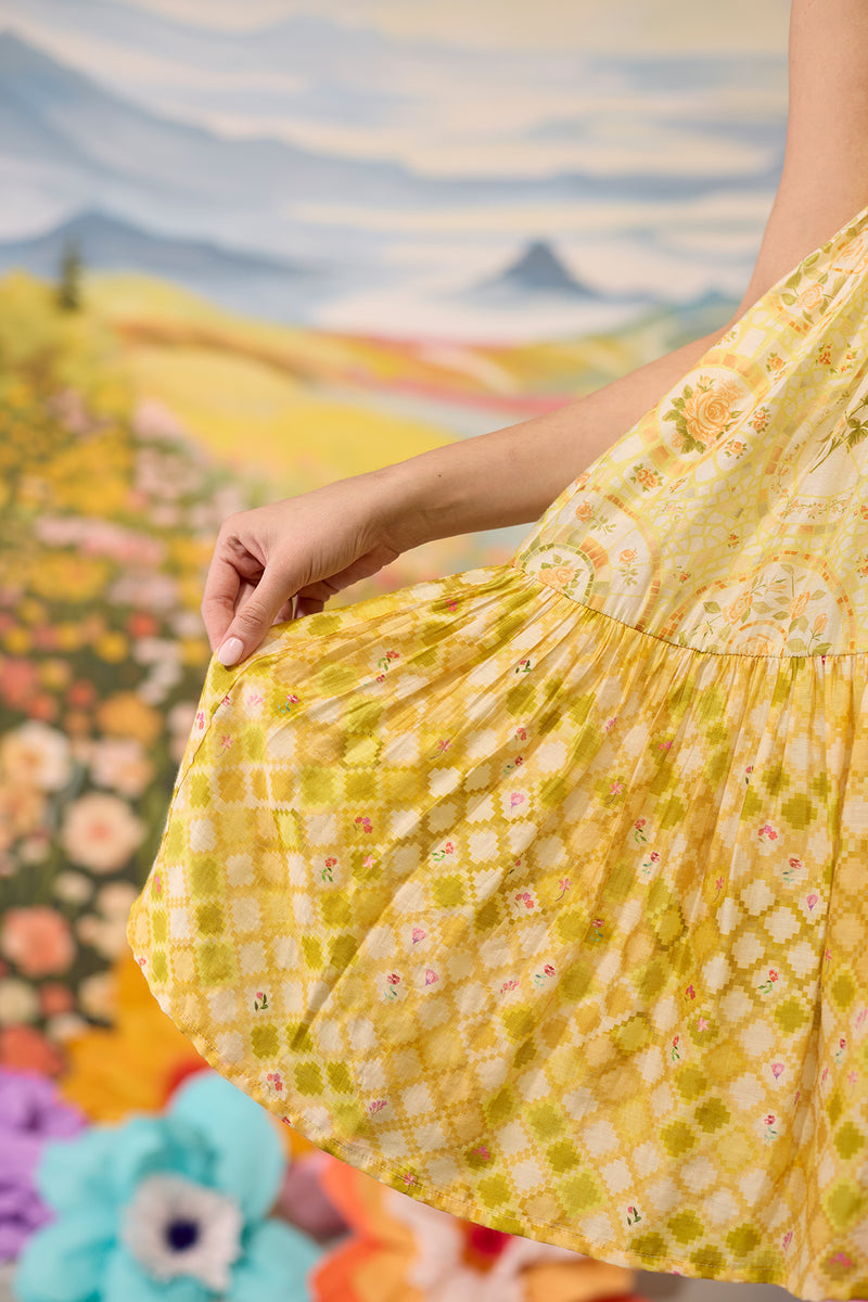 Sunray Floral Dress
