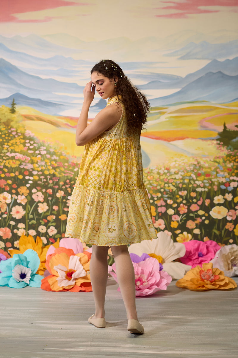 Sunray Floral Dress