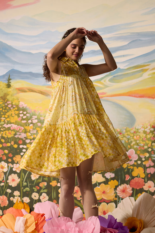 Sunray Floral Dress