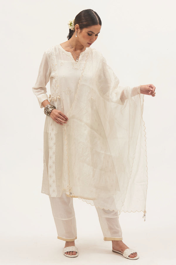 Barfi Embroidered Kurta Set