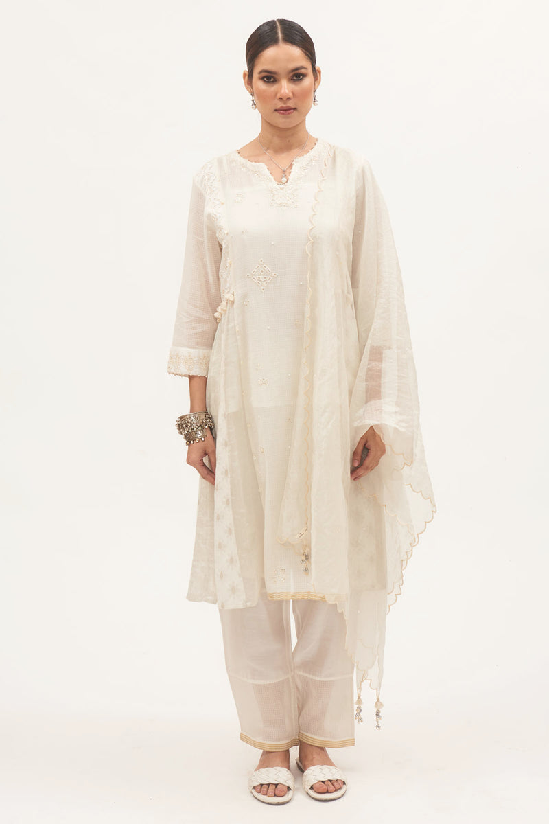 Barfi Embroidered Kurta Set