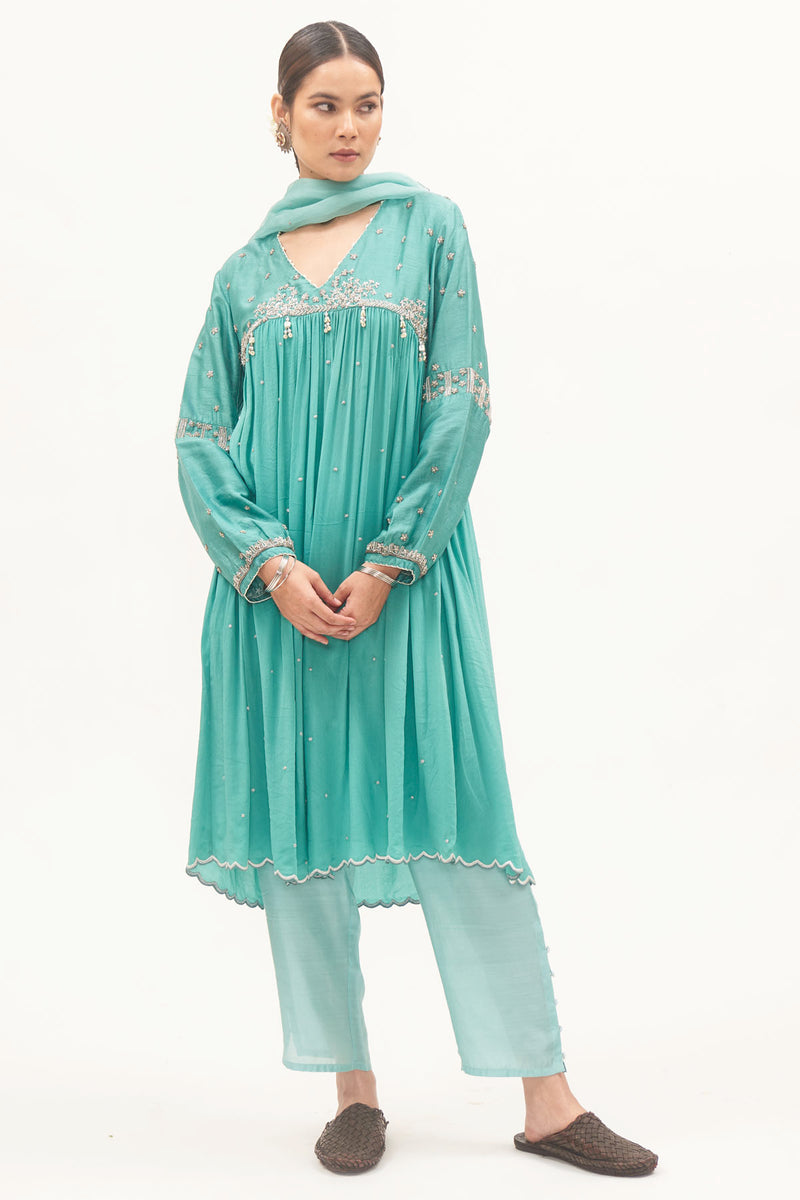 Jal Embroidered Kurta Set