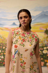 Sorbet Floral Gathered Dress