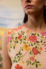 Sorbet Floral Gathered Dress