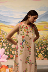 Sorbet Floral Gathered Dress