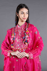 Kamal Embroidered Straight Kameez Set