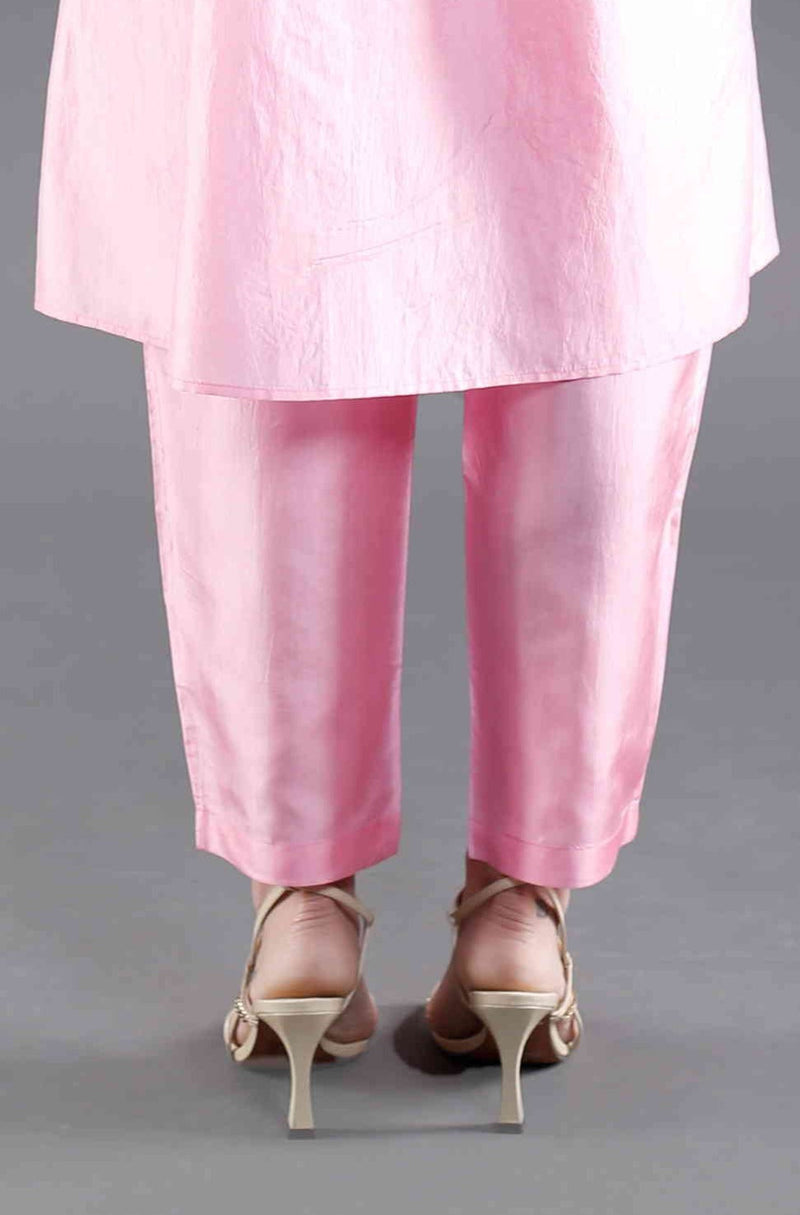 Gulaab Baby Pink Narrow Pants